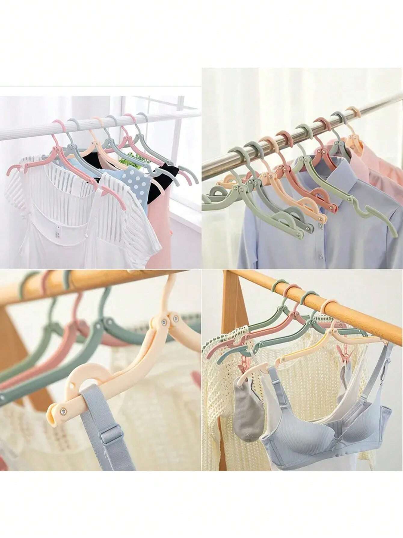 8 Portable Foldable® Hangers 