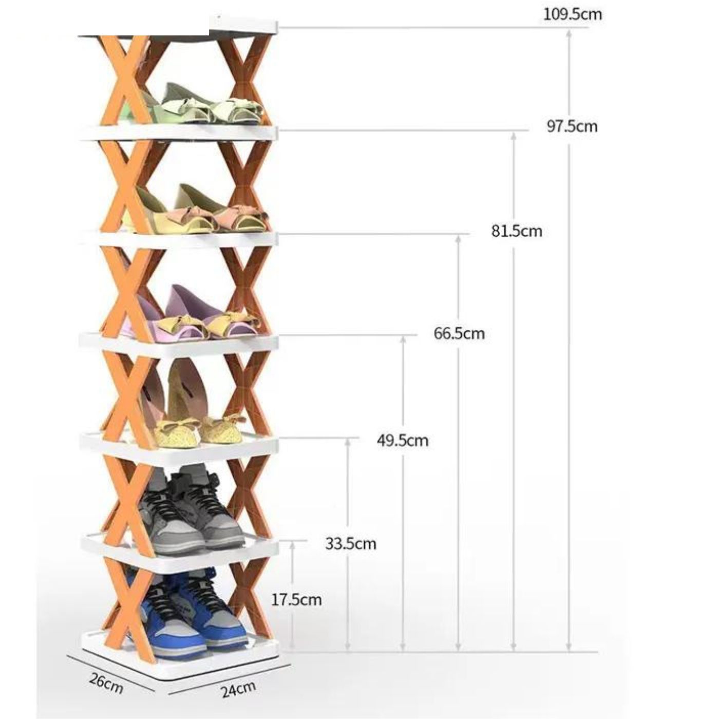 Organizer per Scarpe Impilabile