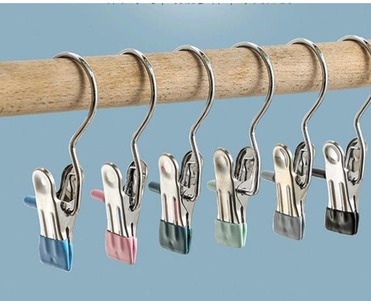 6 Multipurpose® Clothes Hanger Clips 