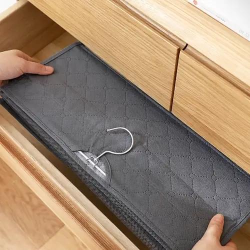 Bag holder for wardrobe 