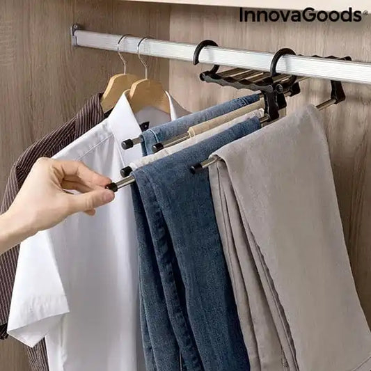 Multiple hanger for trousers 5in1