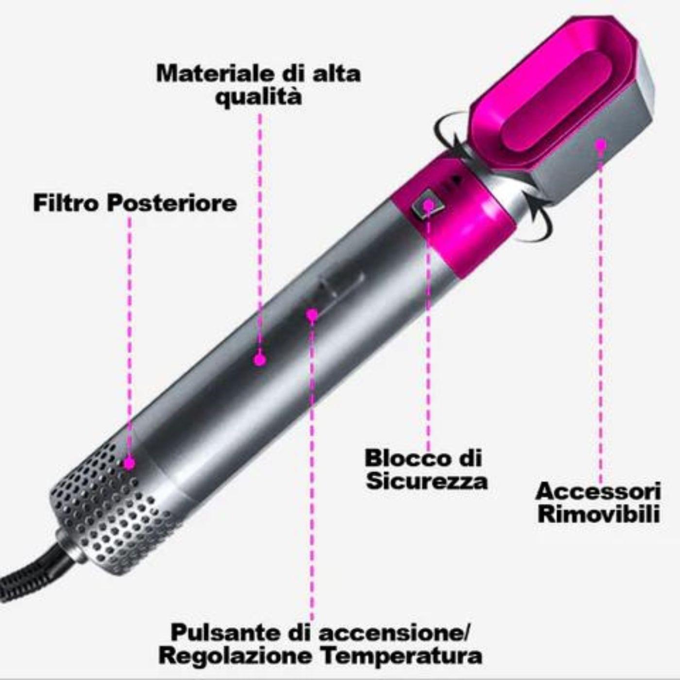 Spazzola Aria 5-in-1