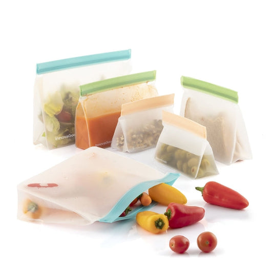 Set of 6 Reusable Food Bags